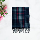 Wool Scarf Fracas Charcoal ( Made in Italy )